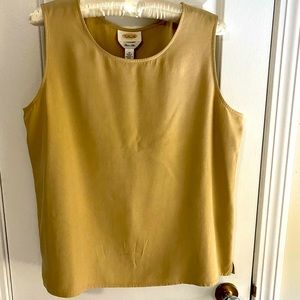Sleeveless Silk Blouse